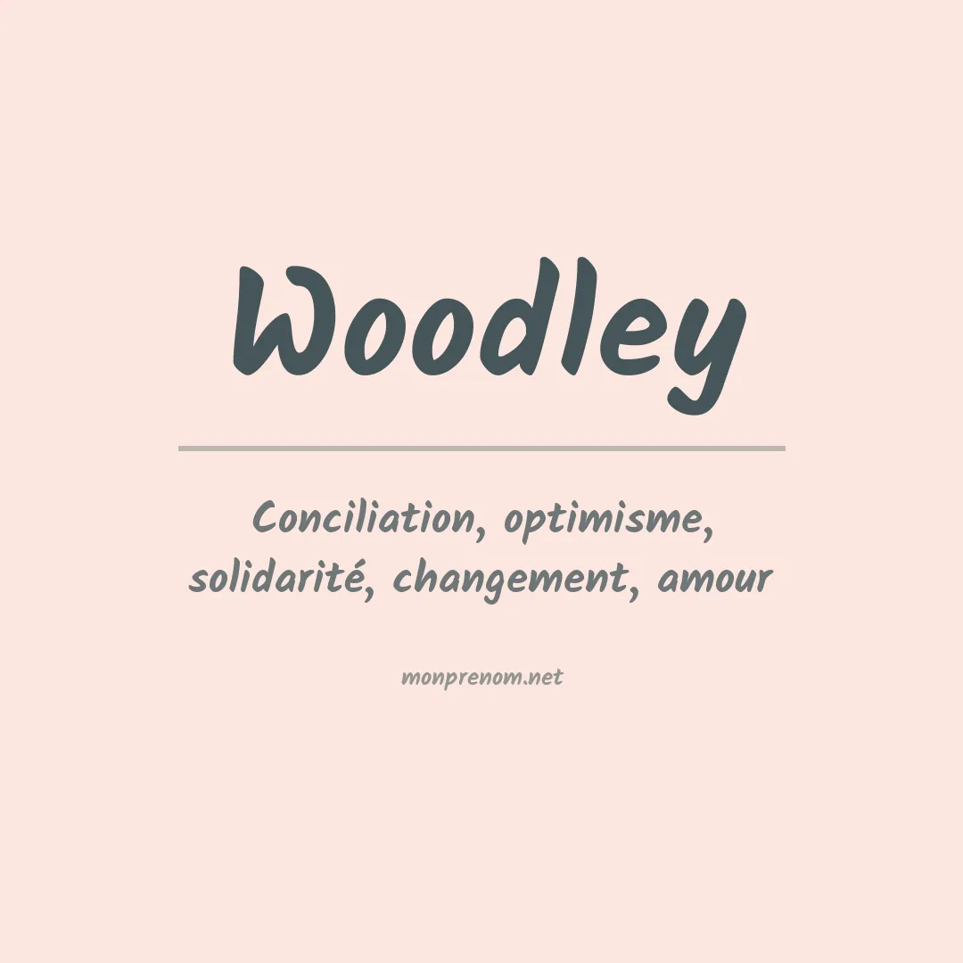 Prénom Woodley