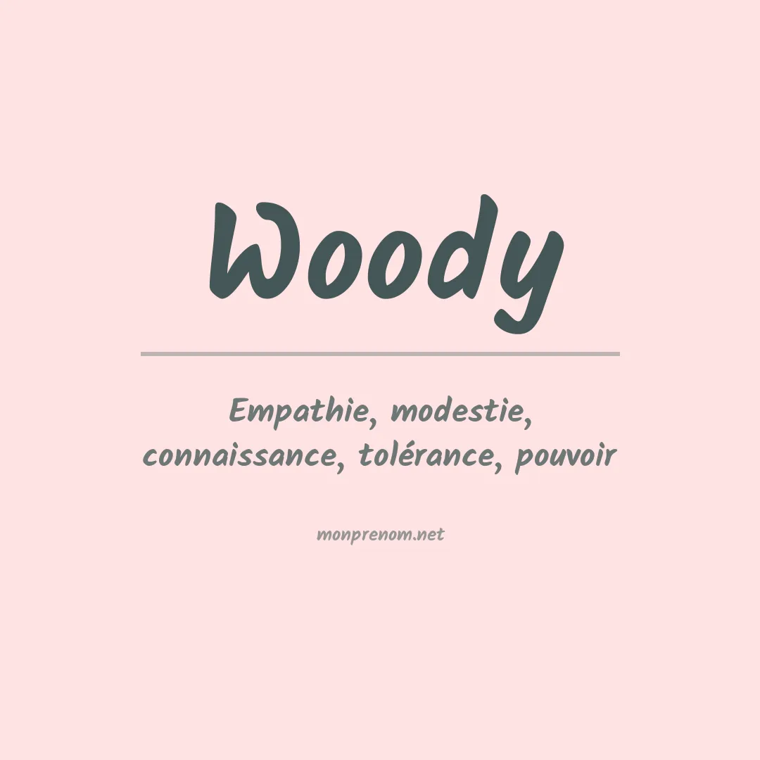 Prénom Woody