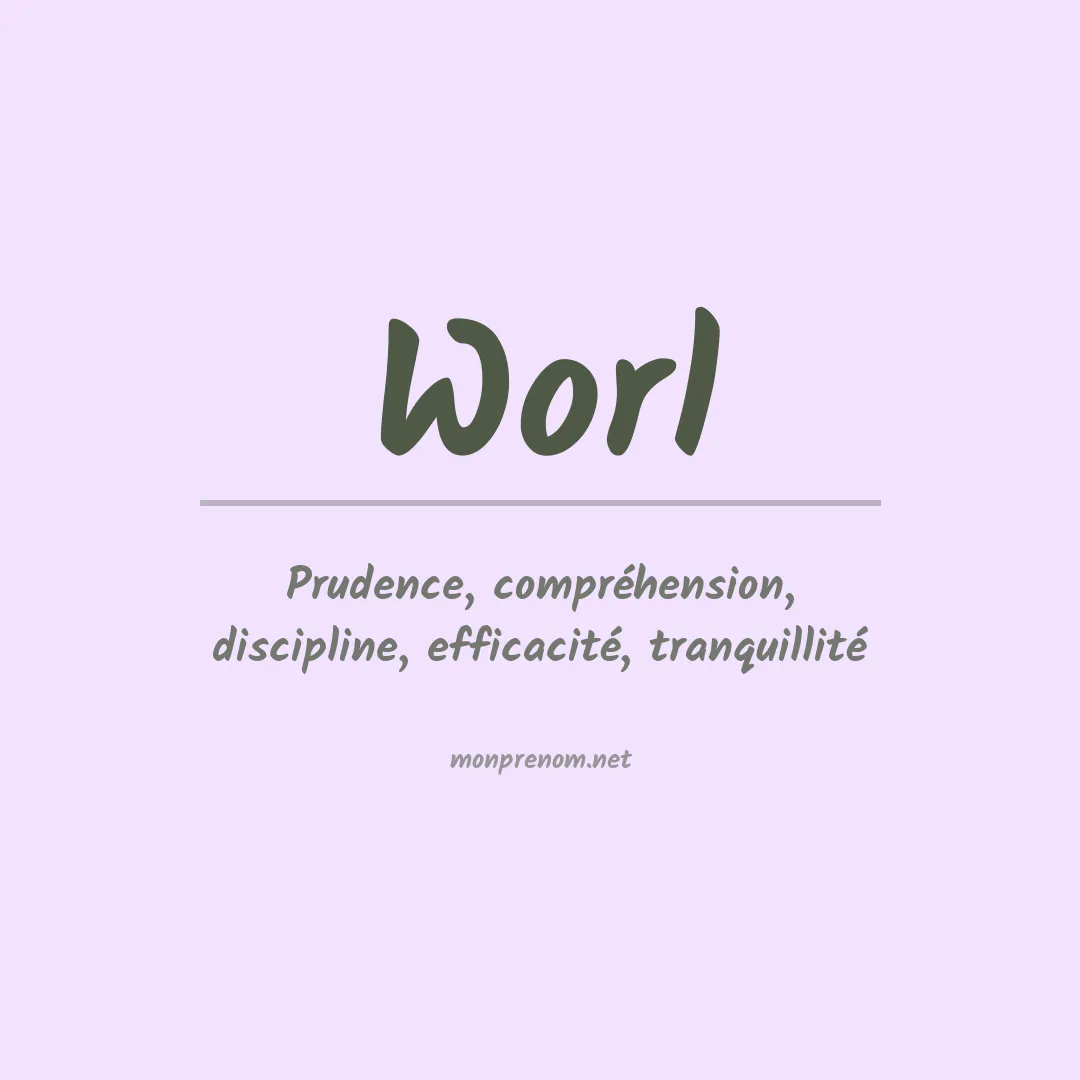 Prénom Worl