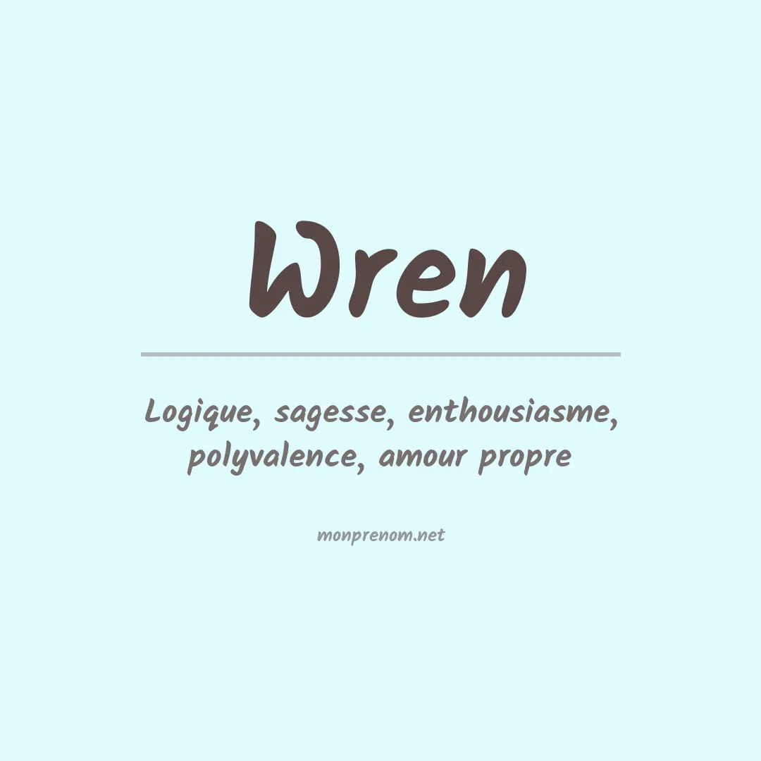 Prénom Wren
