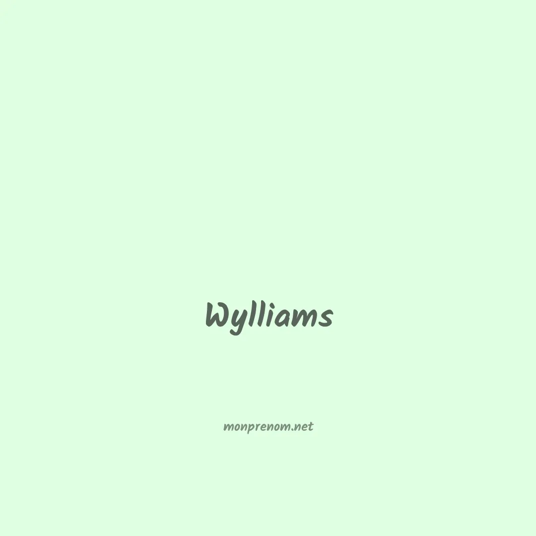 Wylliams en chinois