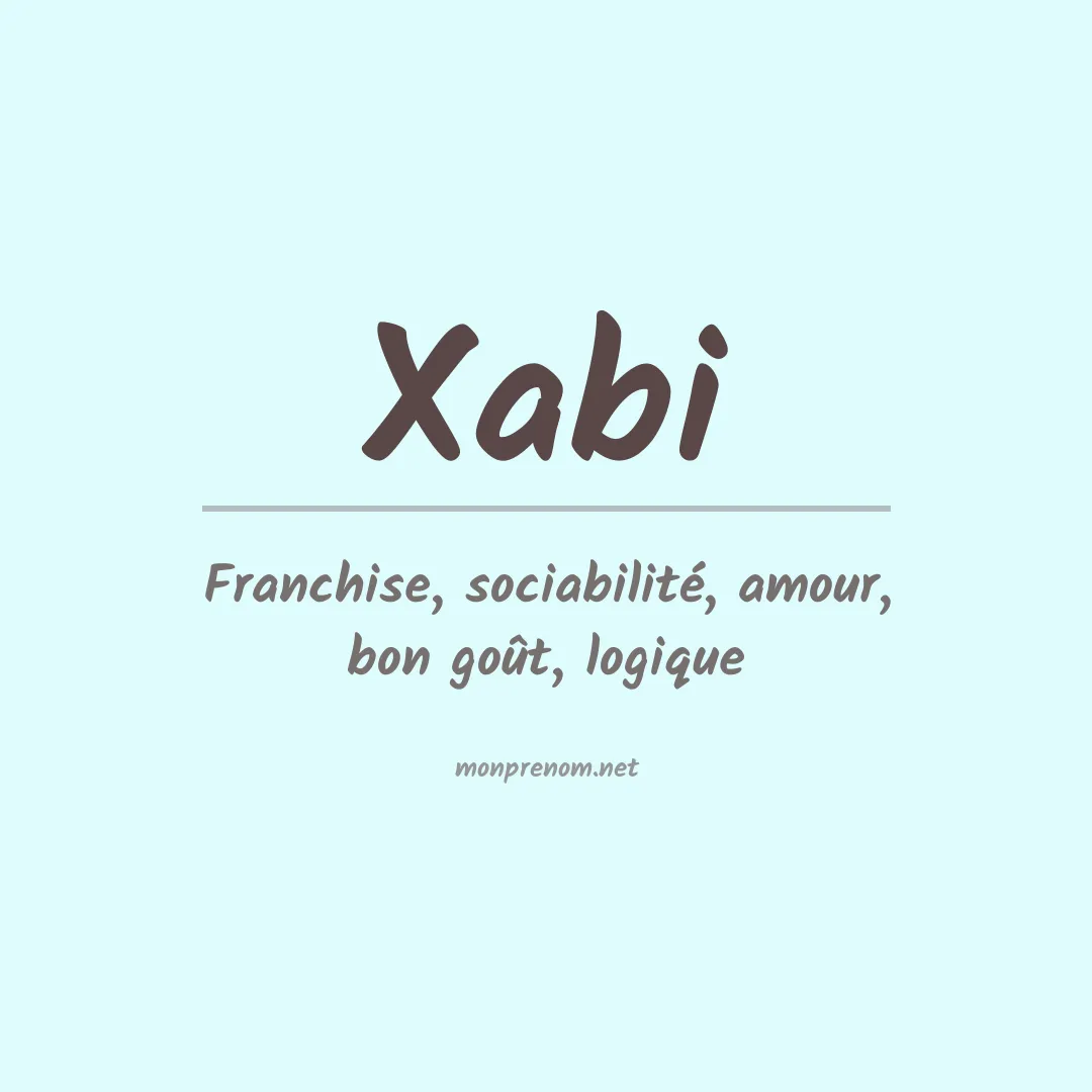 Prénom Xabi