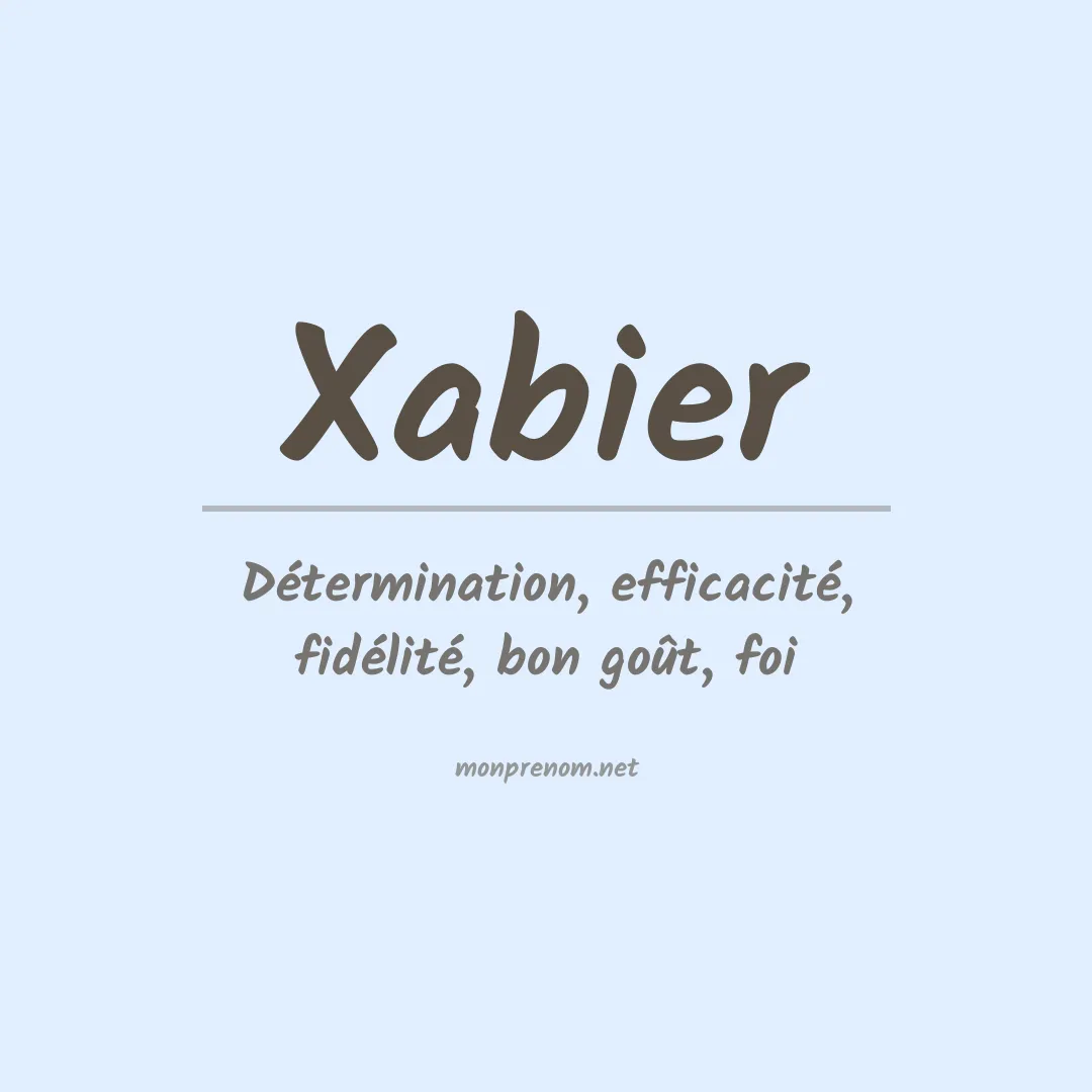 Prénom Xabier