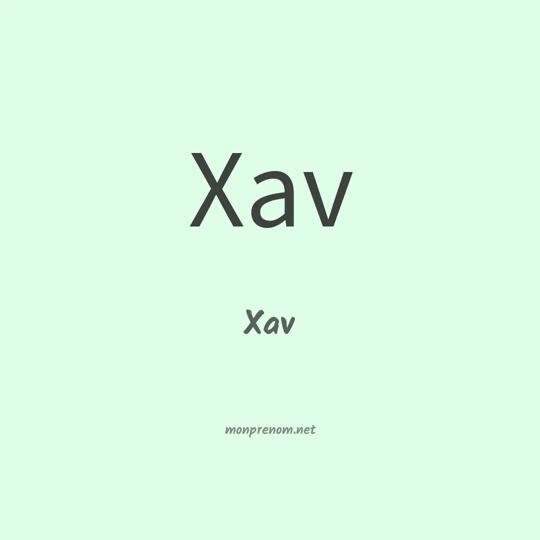 Xav en chinois