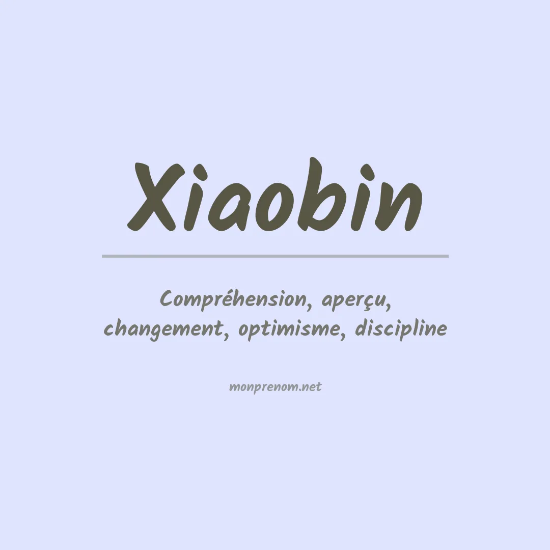 Prénom Xiaobin
