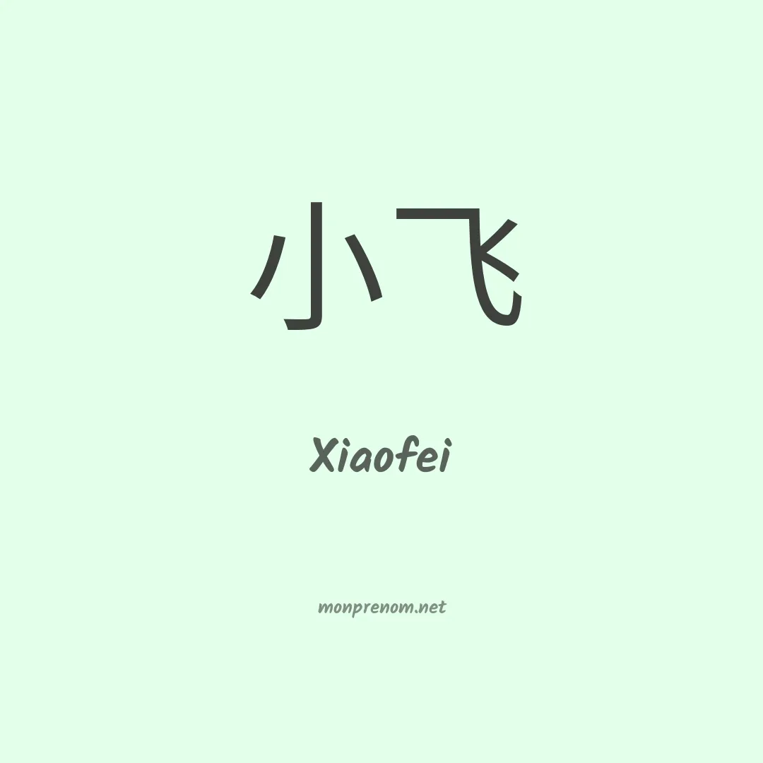 Xiaofei en chinois