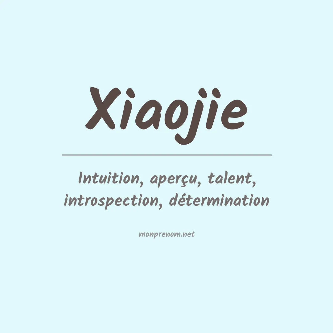 Prénom Xiaojie