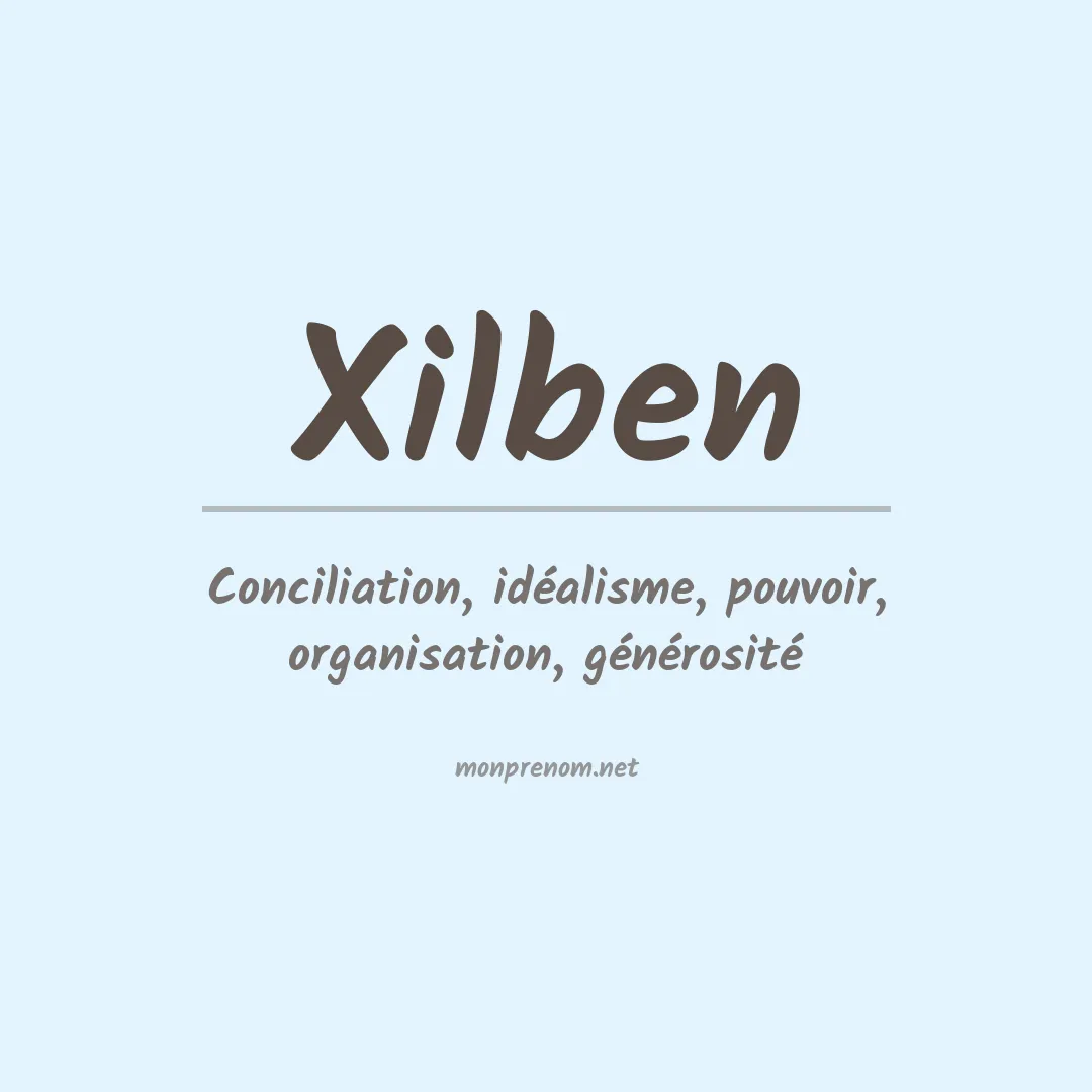 Signification du prénom Xilben