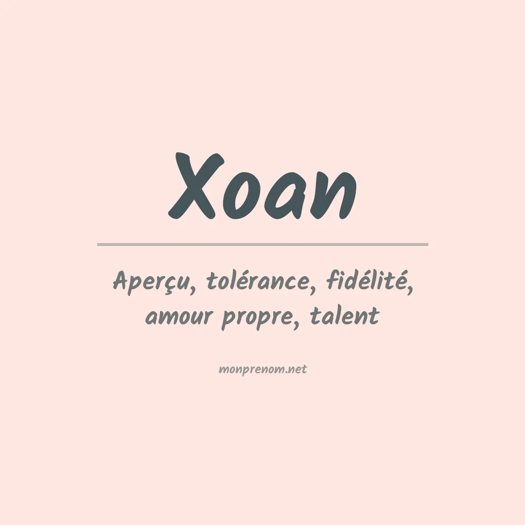 Prénom Xoan