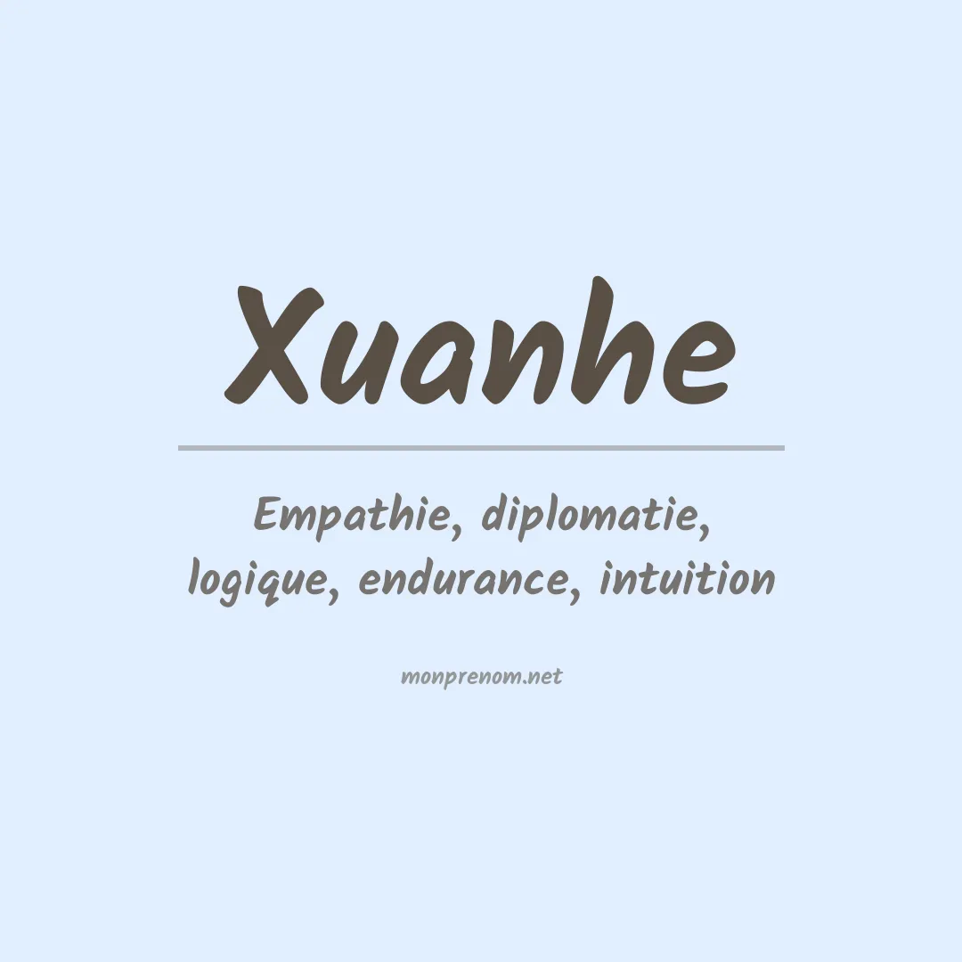 Signification du prénom Xuanhe