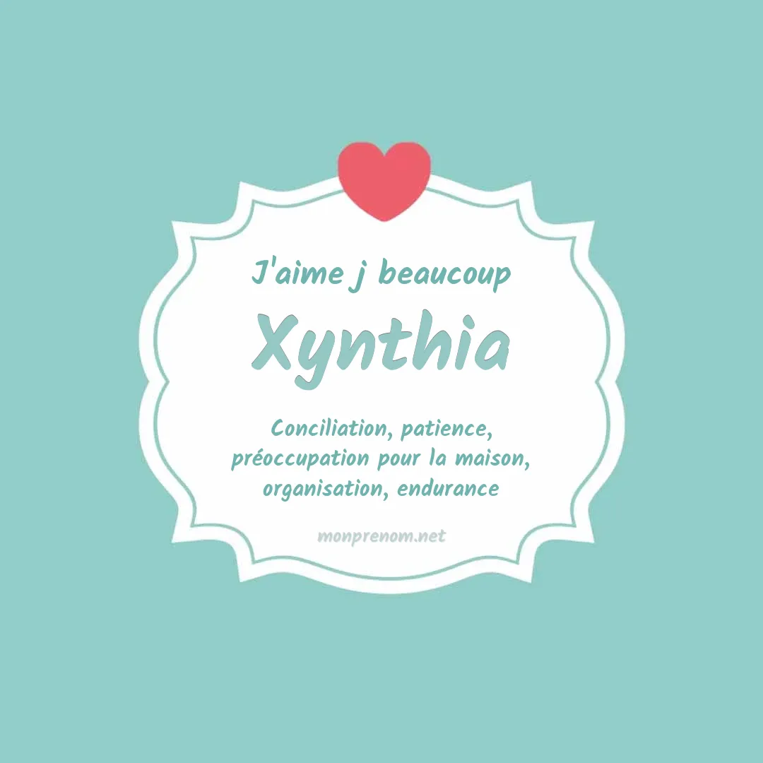 J'aime beaucoup Xynthia