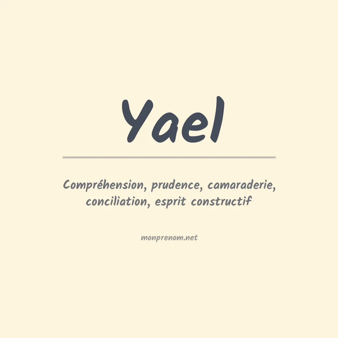 Prénom Yael