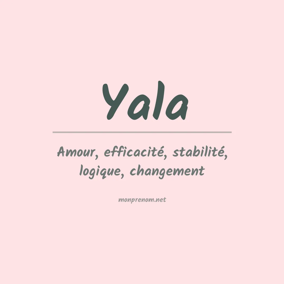 Prénom Yala