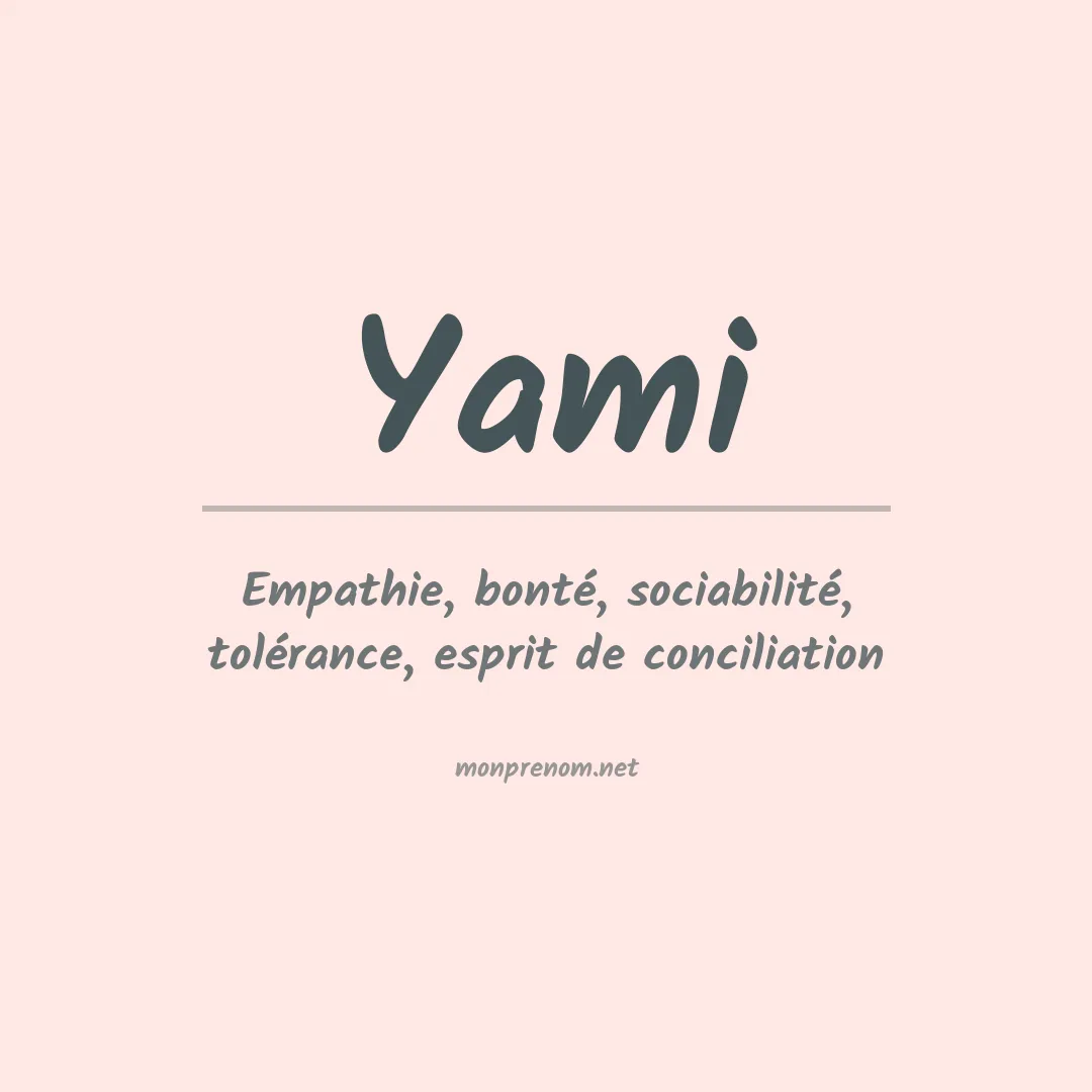 Signification du prénom Yami
