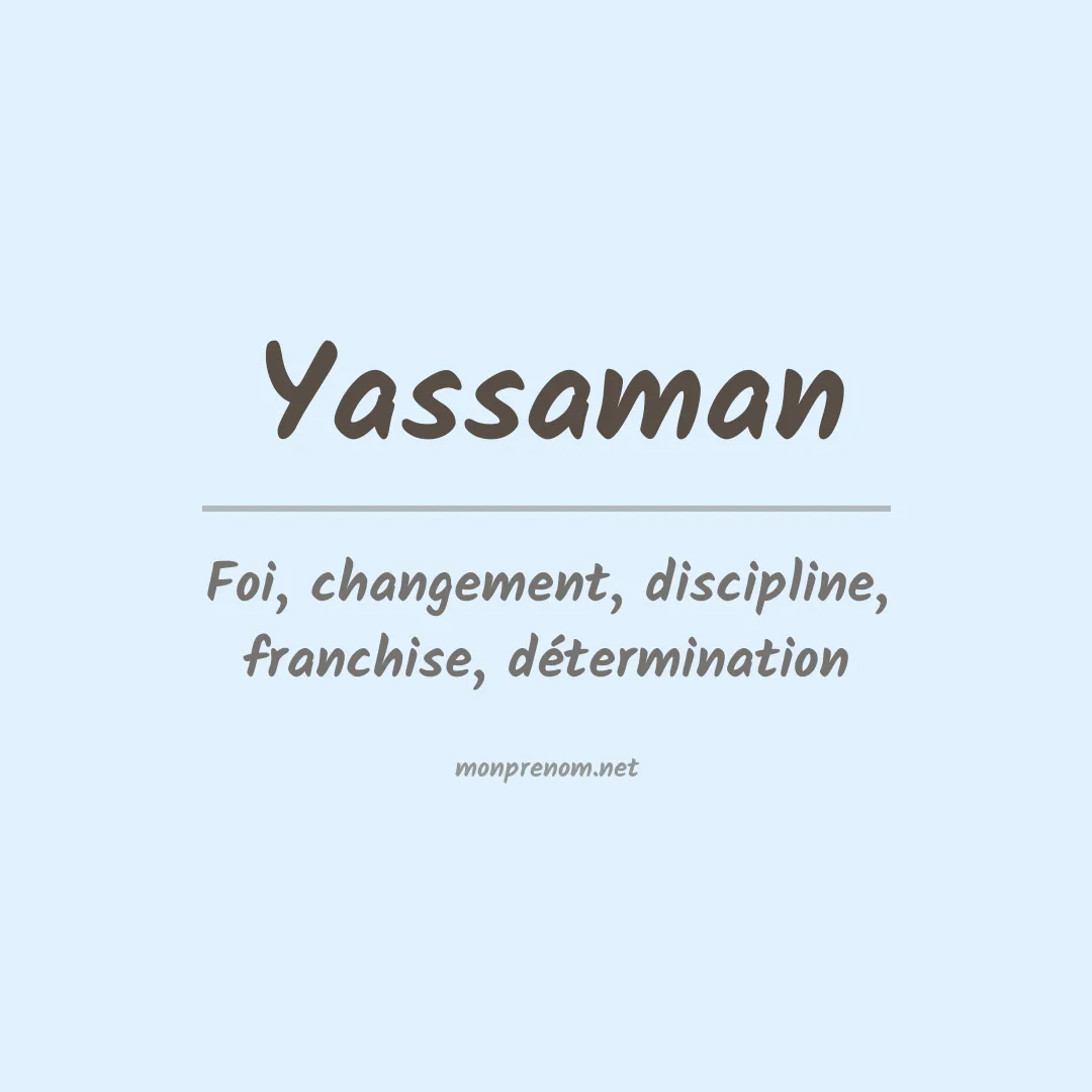 Prénom Yassaman