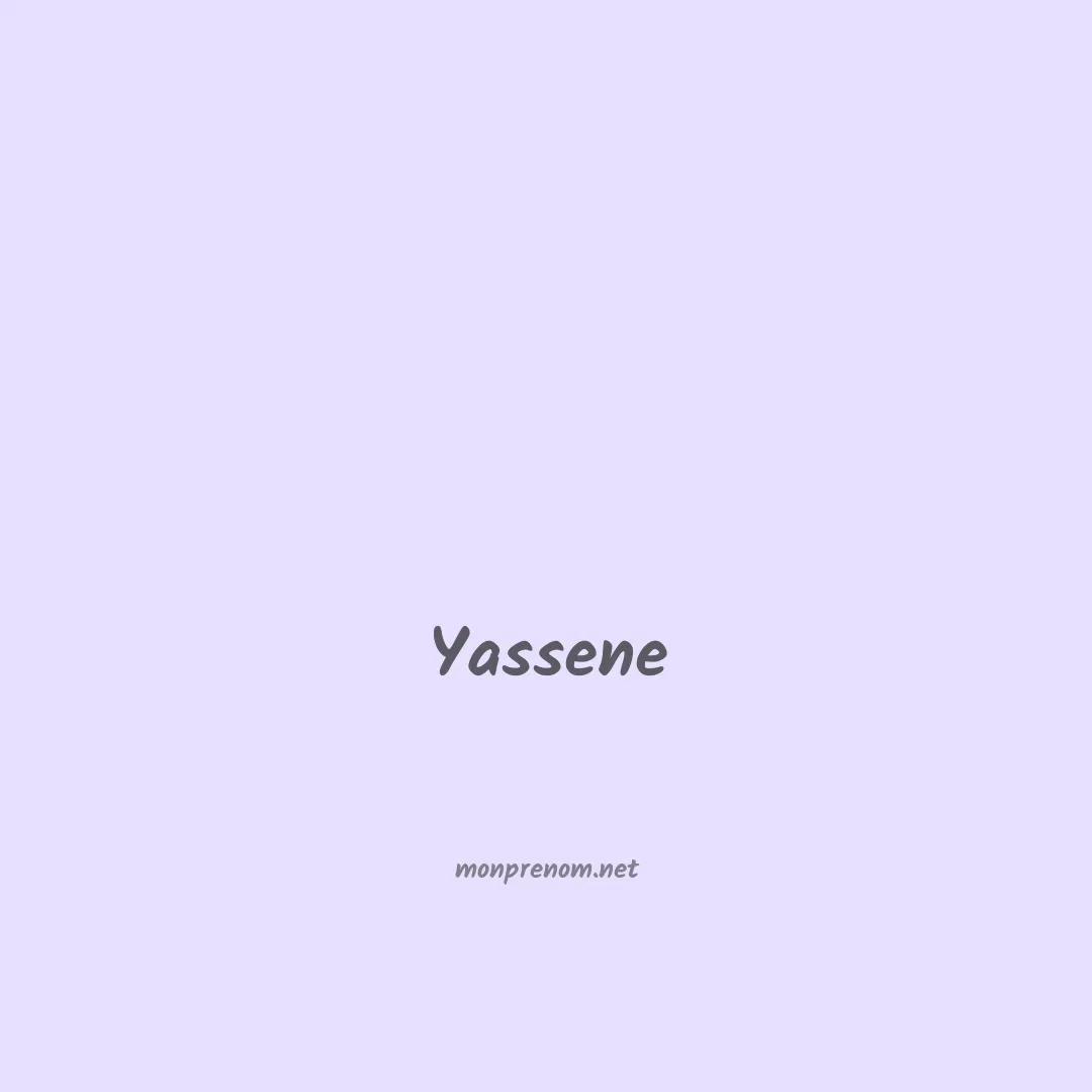 Yassene en chinois