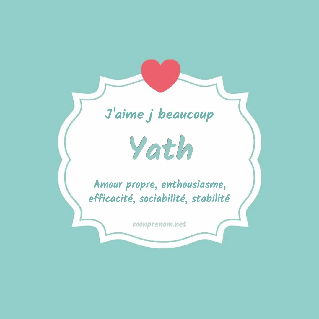 J'aime beaucoup Yath