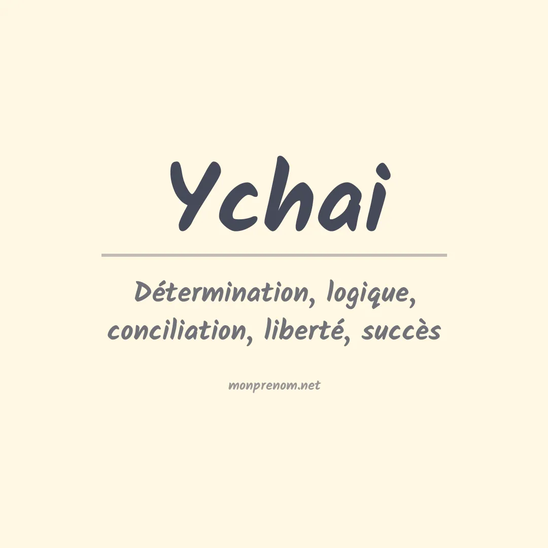 Prénom Ychai