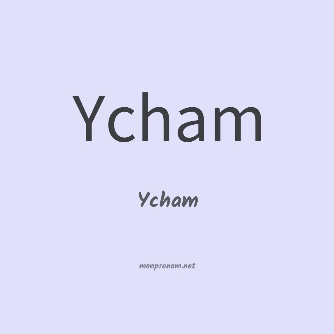 Ycham en chinois