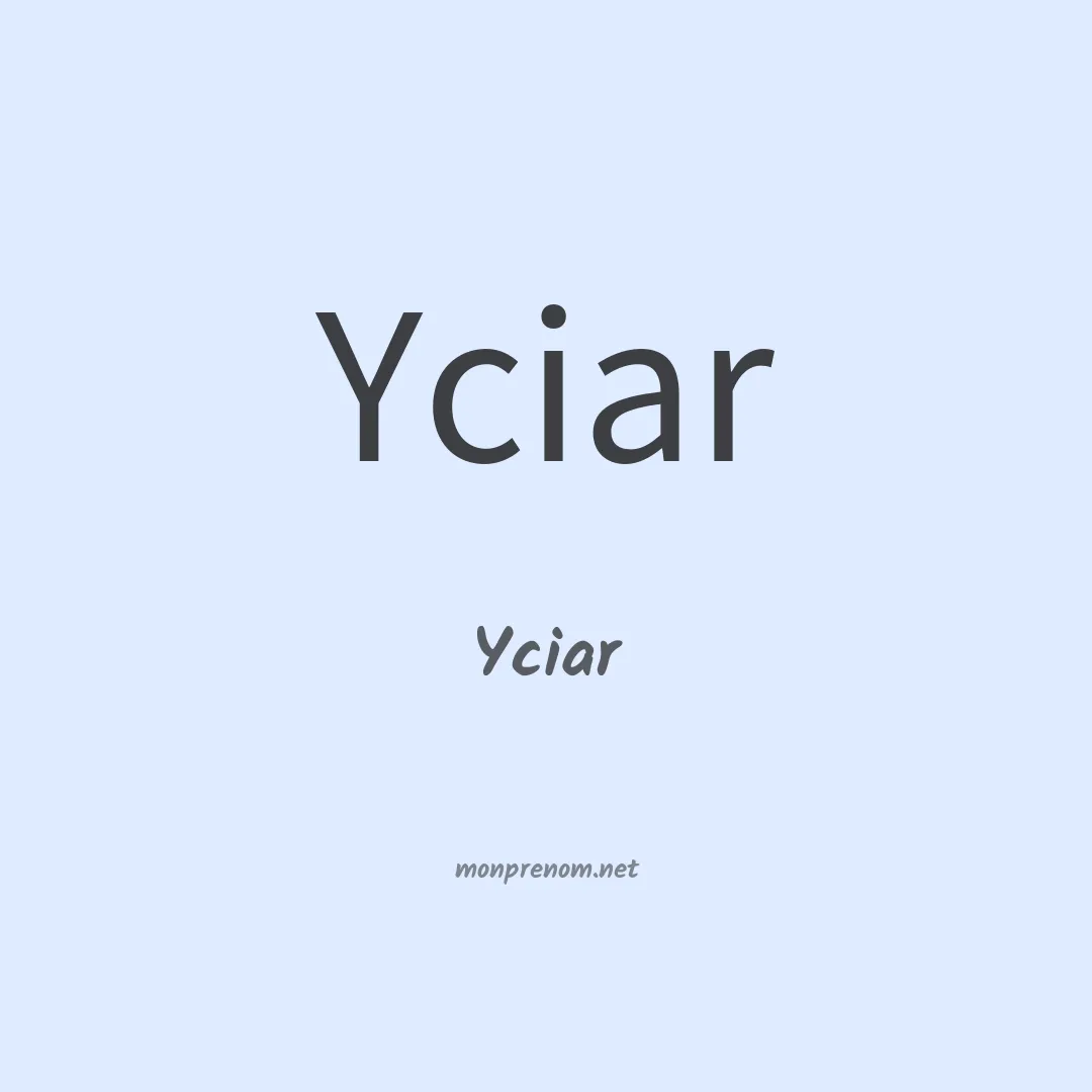 Yciar en chinois
