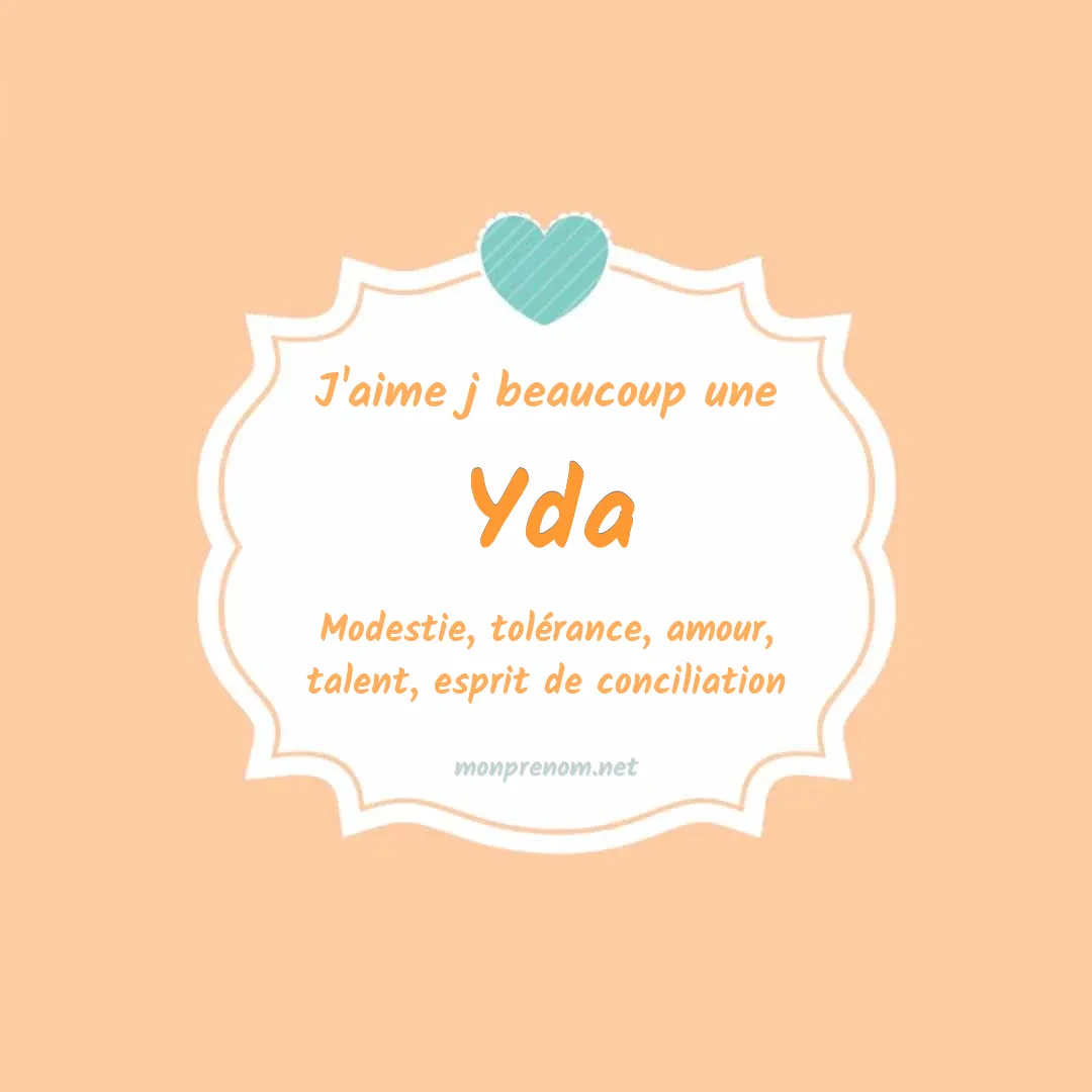J'aime beaucoup Yda