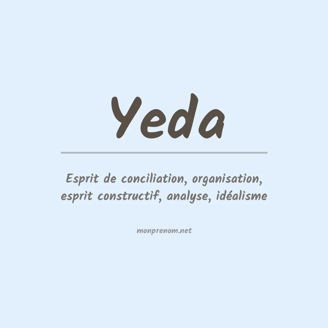 Prénom Yeda