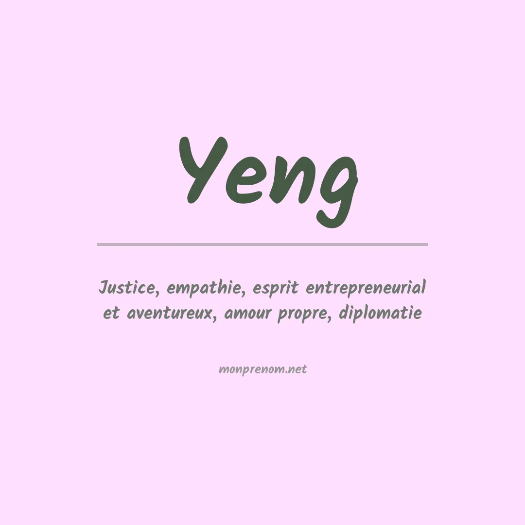 Prénom Yeng