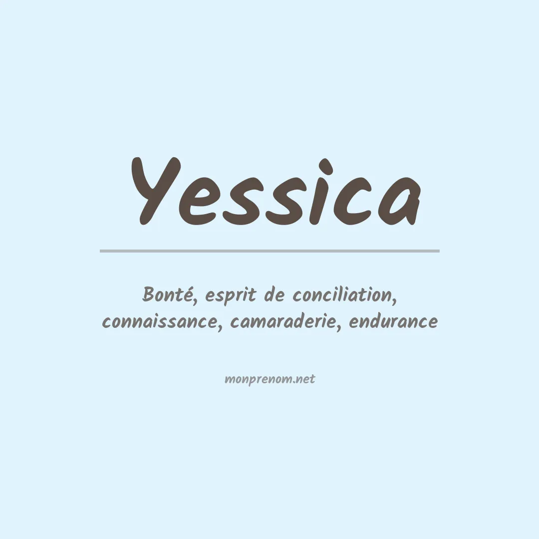 Prénom Yessica