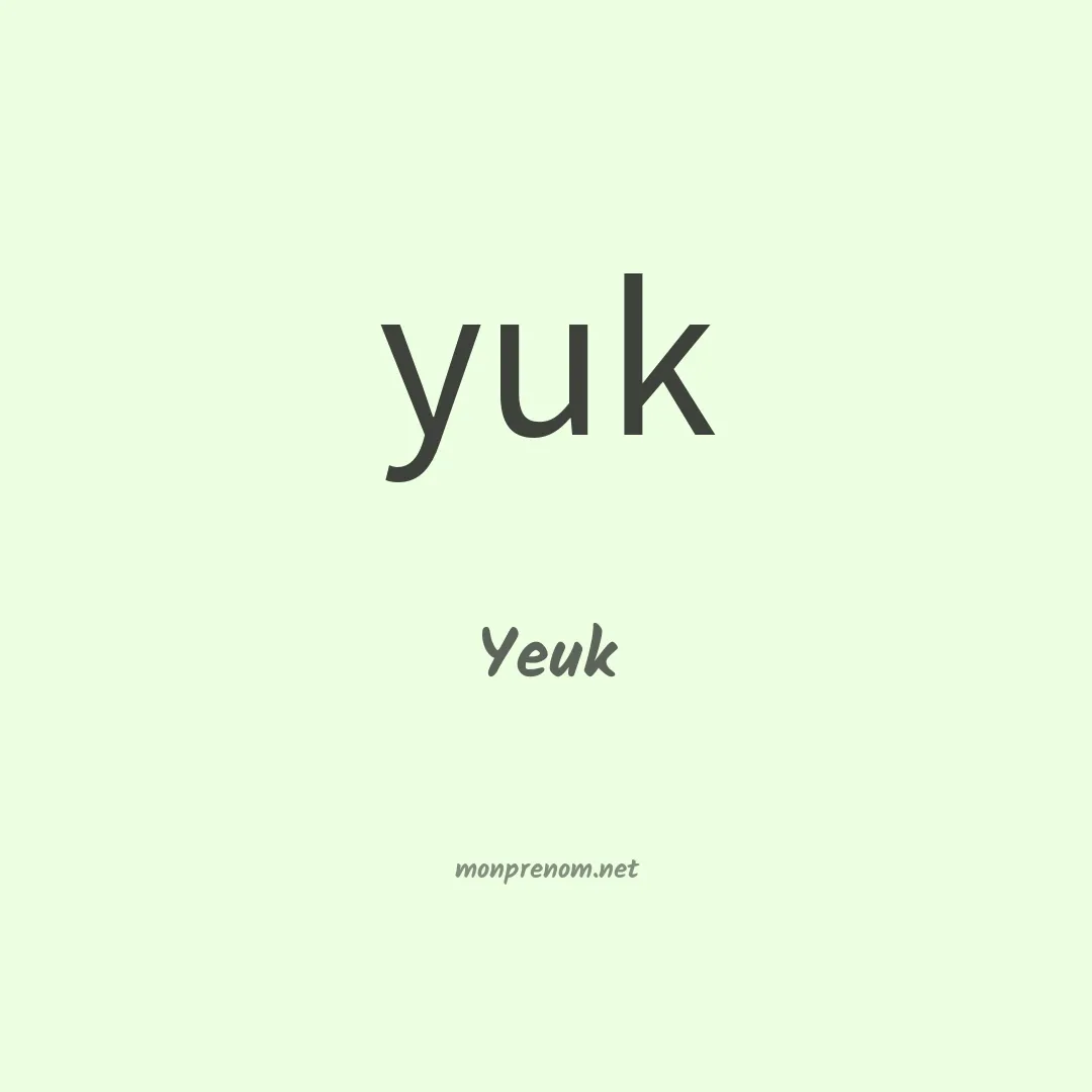 Yeuk en chinois