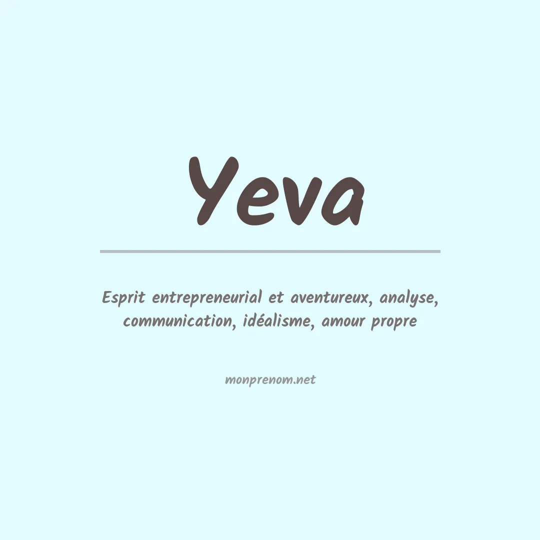 Prénom Yeva