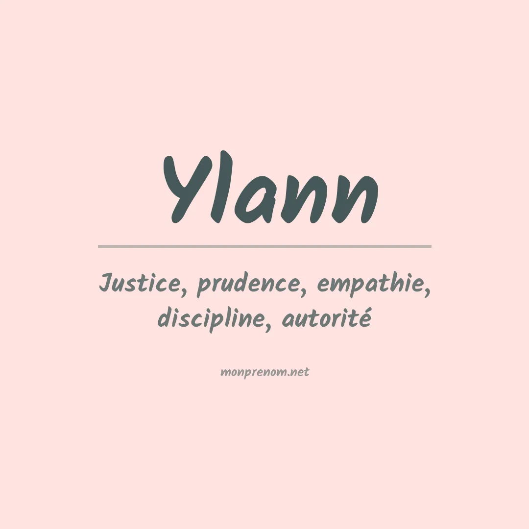 Signification du prénom Ylann