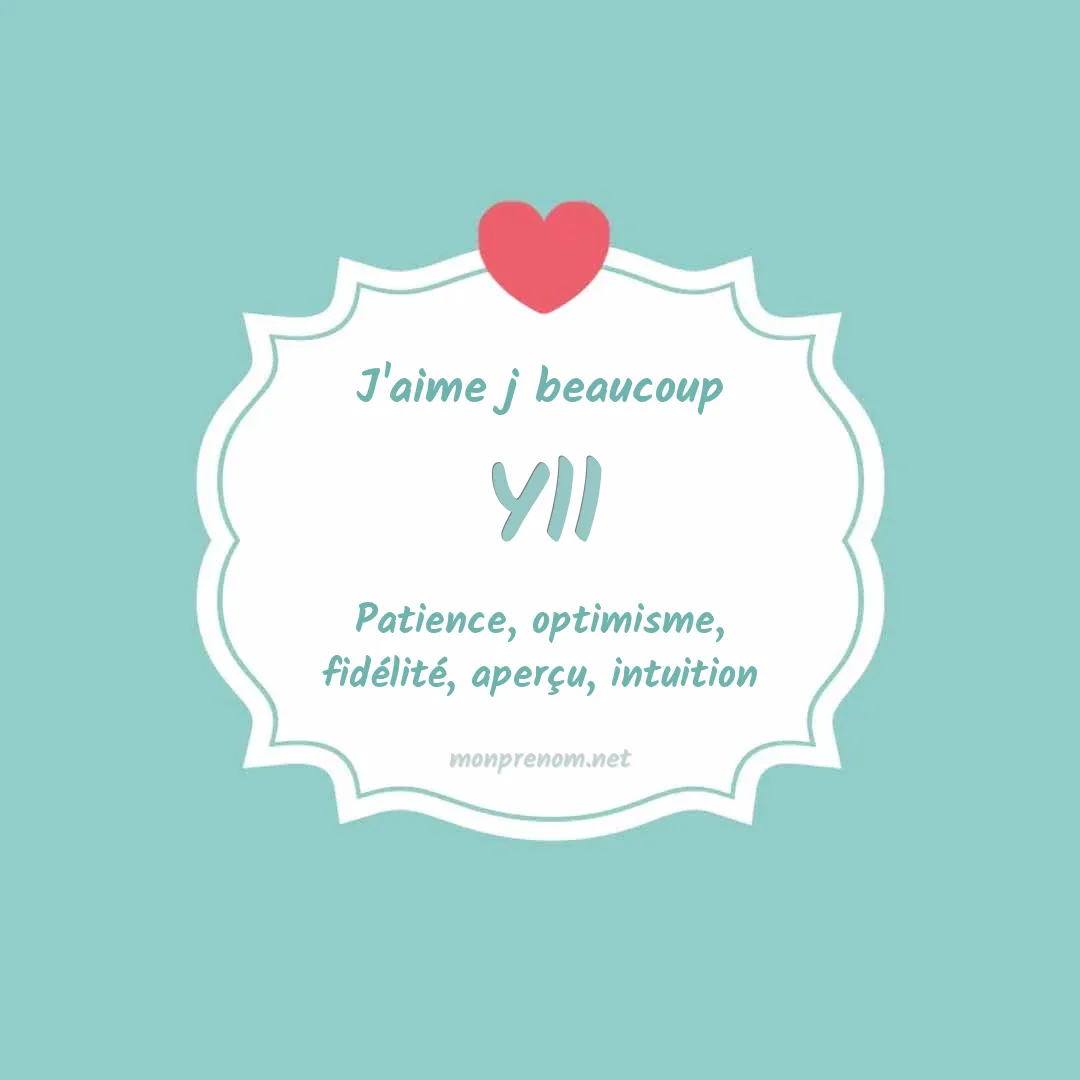 J'aime beaucoup Yll
