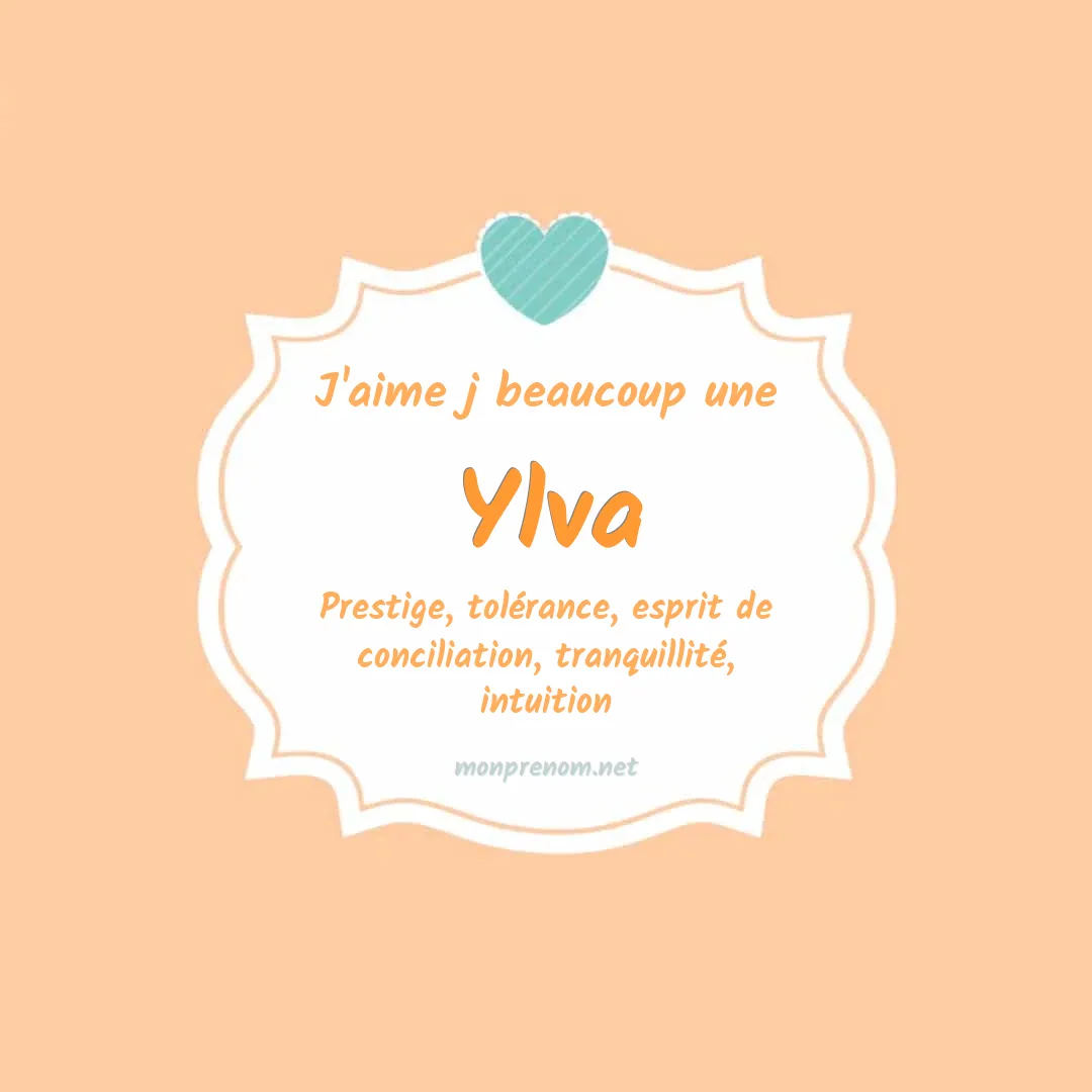 J'aime beaucoup Ylva