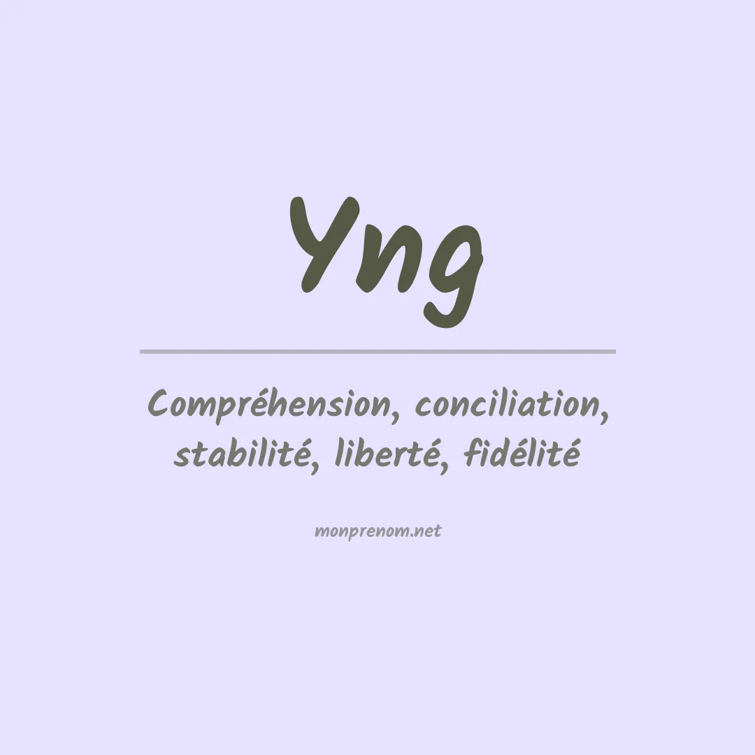 Prénom Yng