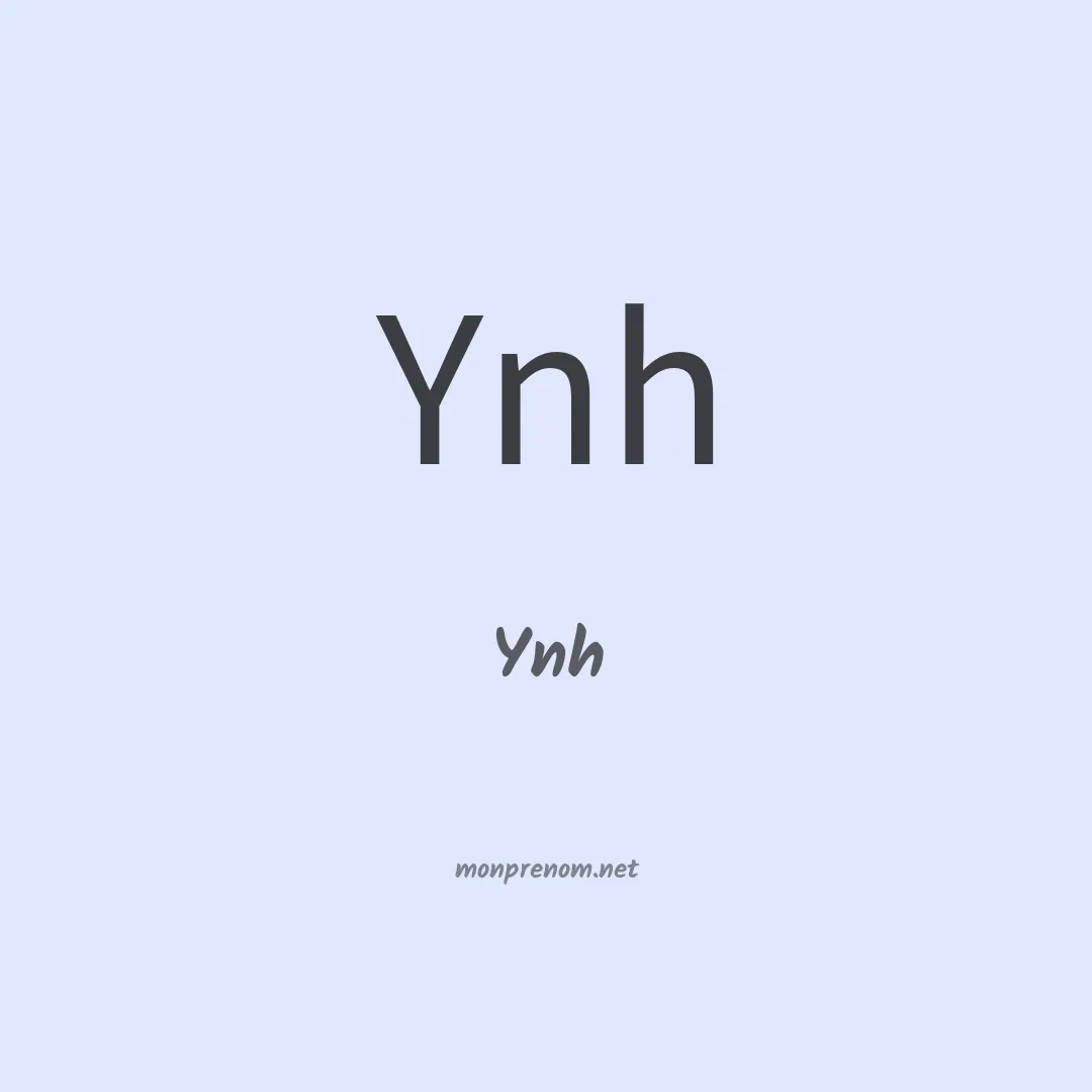 Ynh en chinois