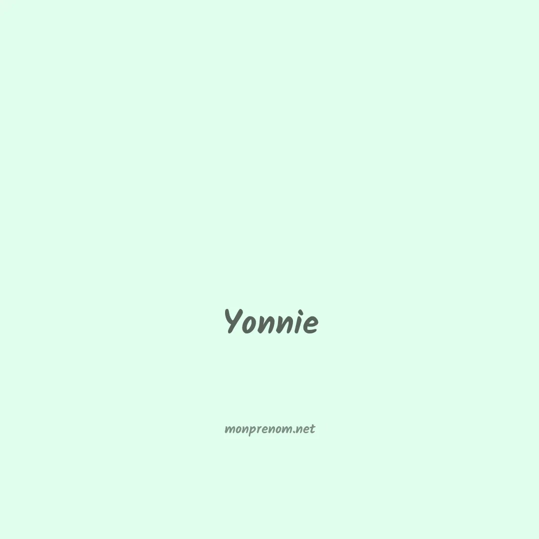 Yonnie en chinois