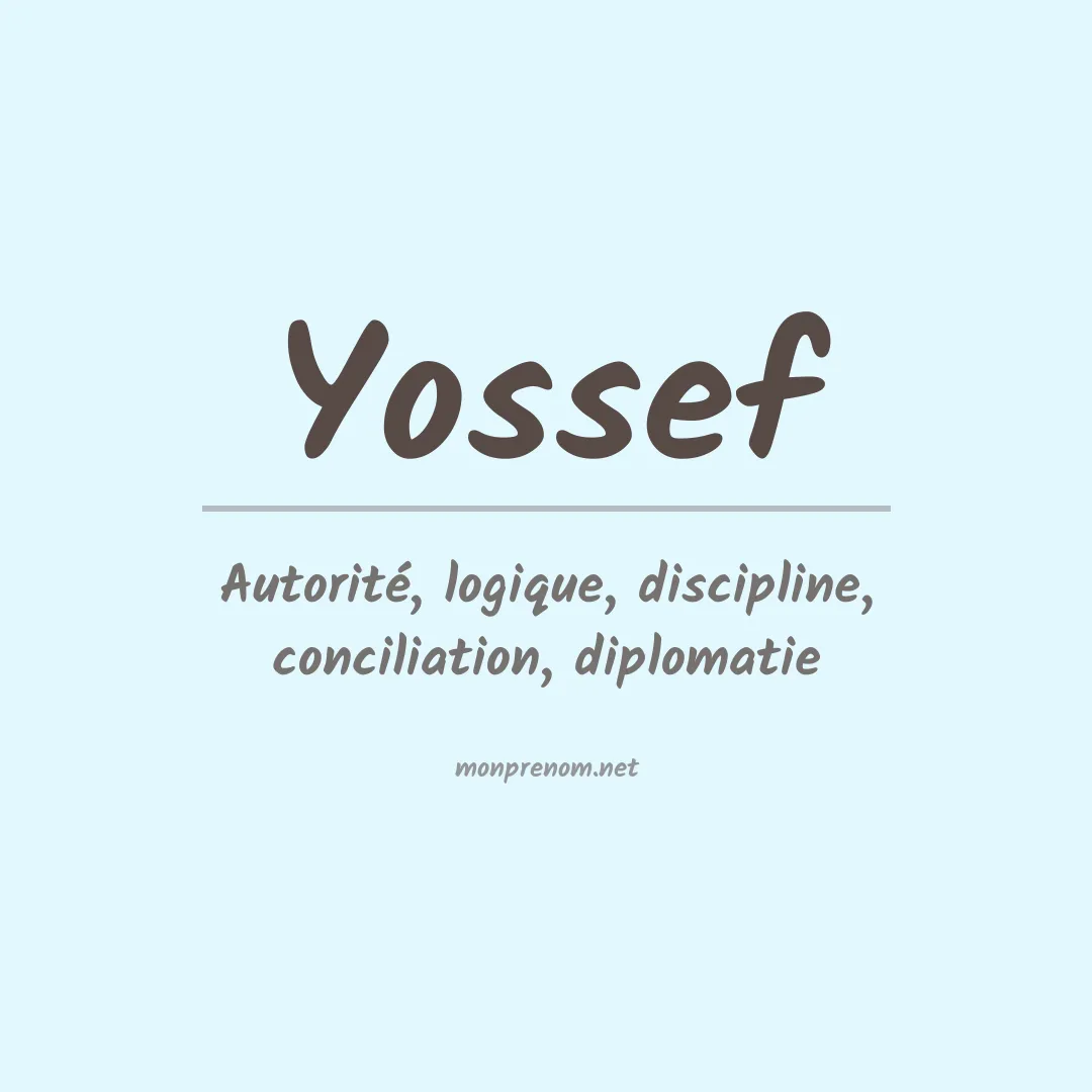 Prénom Yossef
