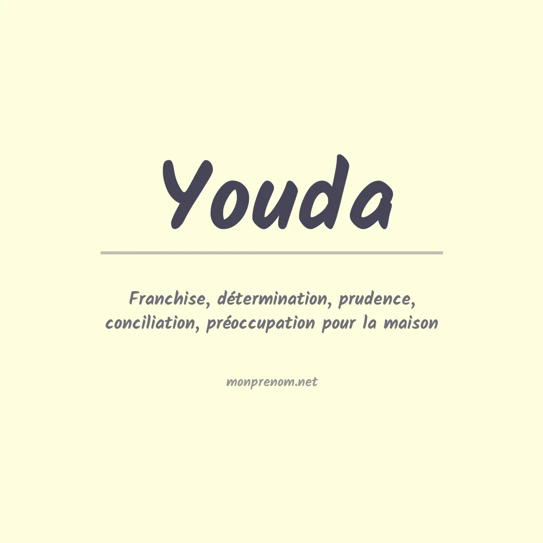 Signification du prénom Youda