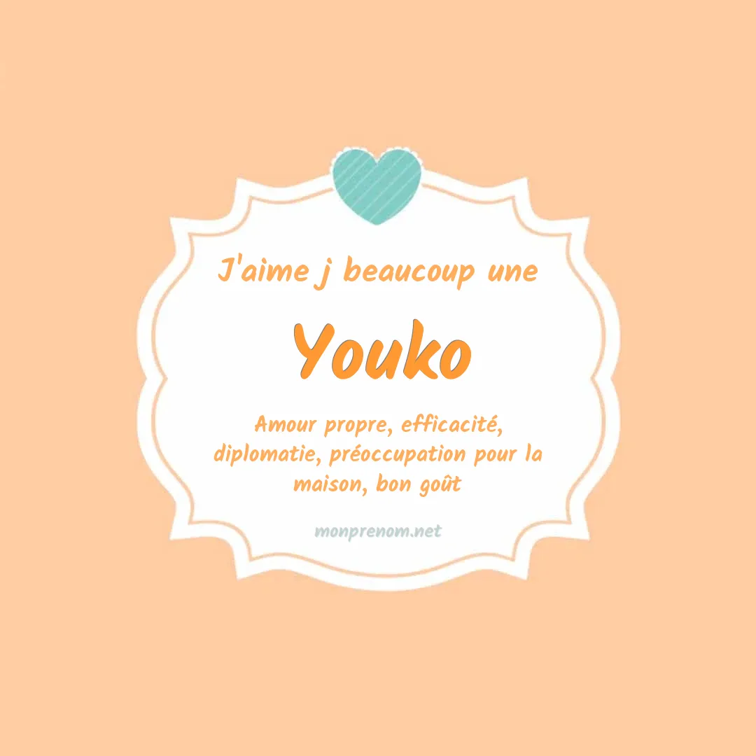J'aime beaucoup Youko