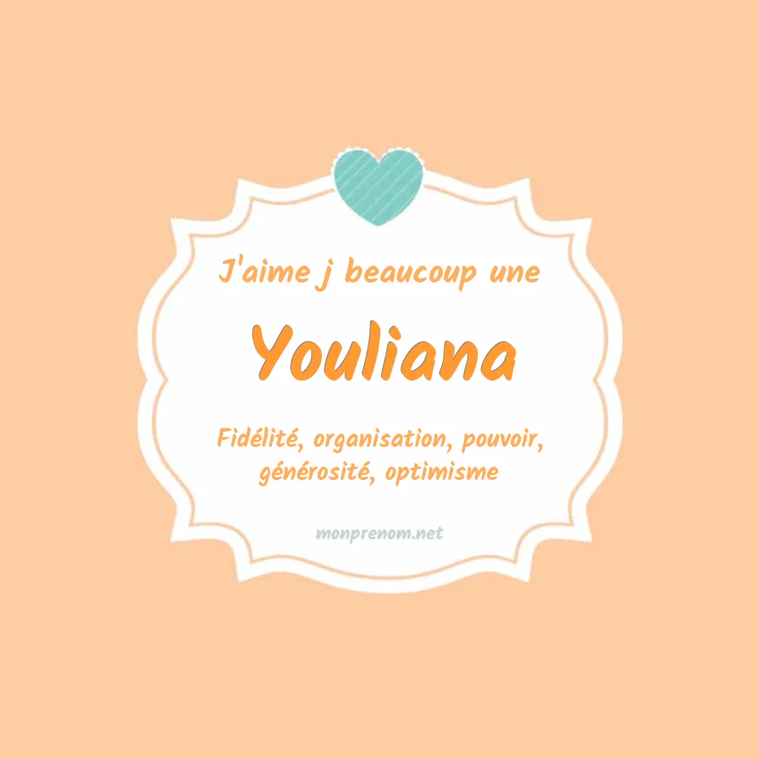 J'aime beaucoup Youliana
