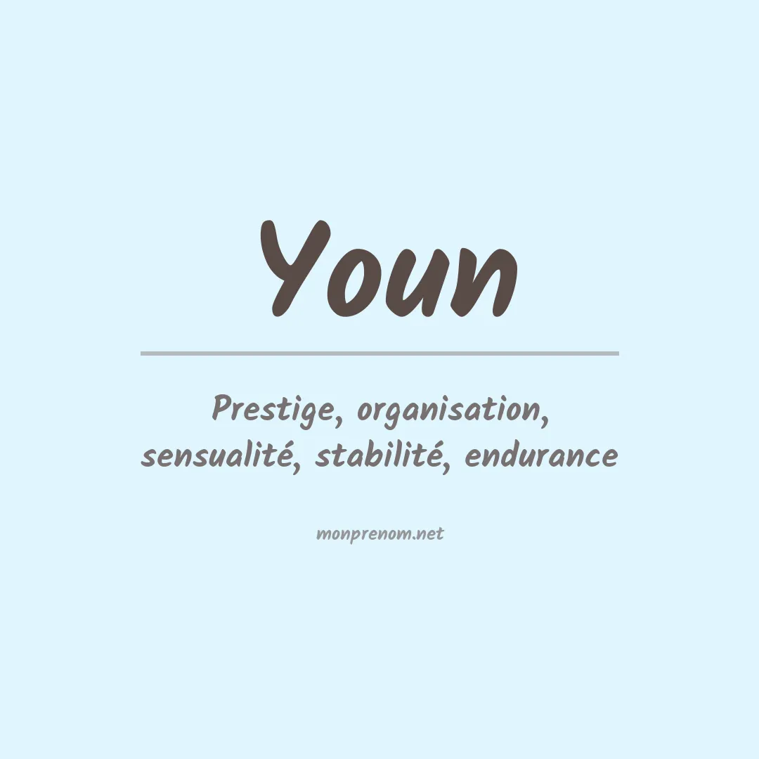 Prénom Youn