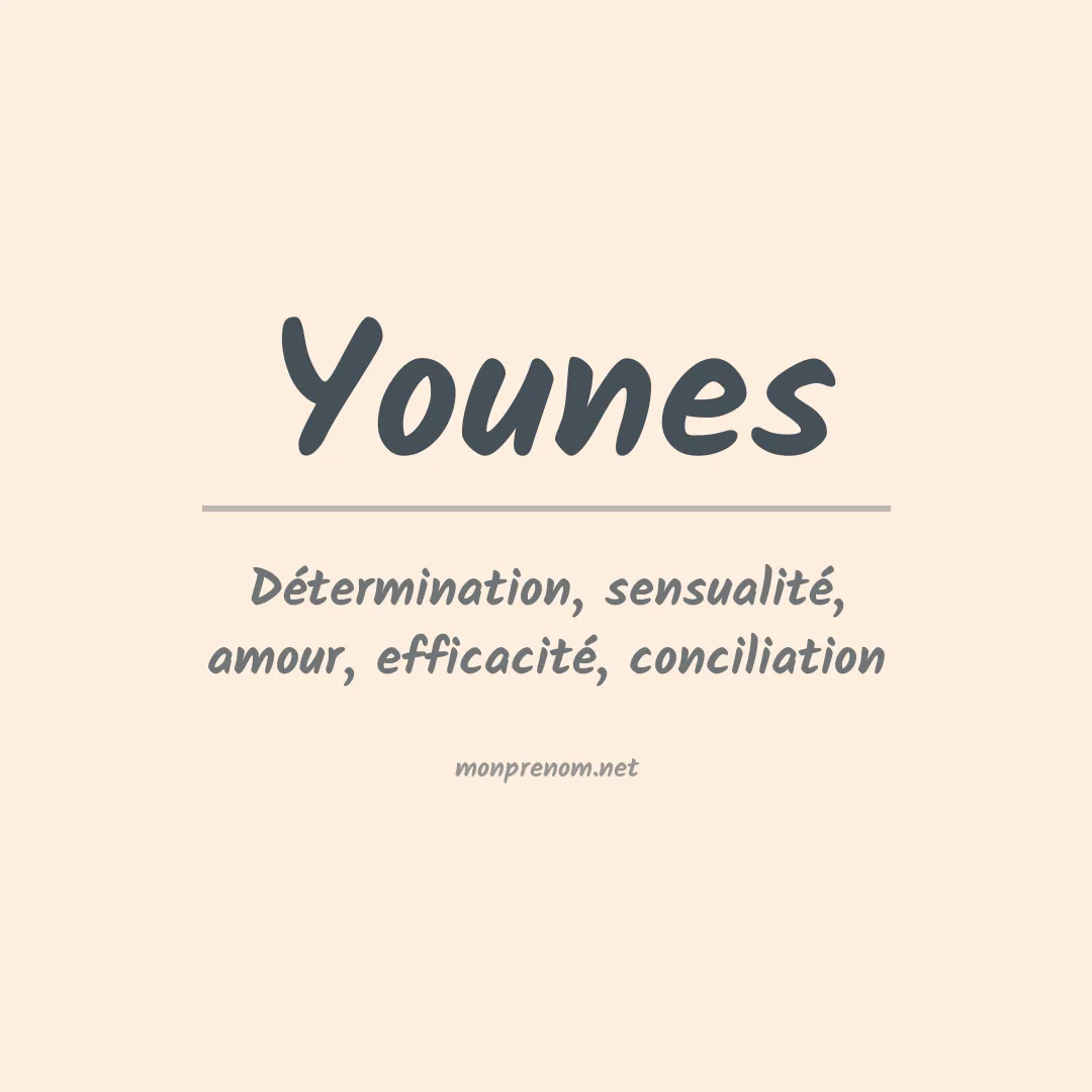Prénom Younes
