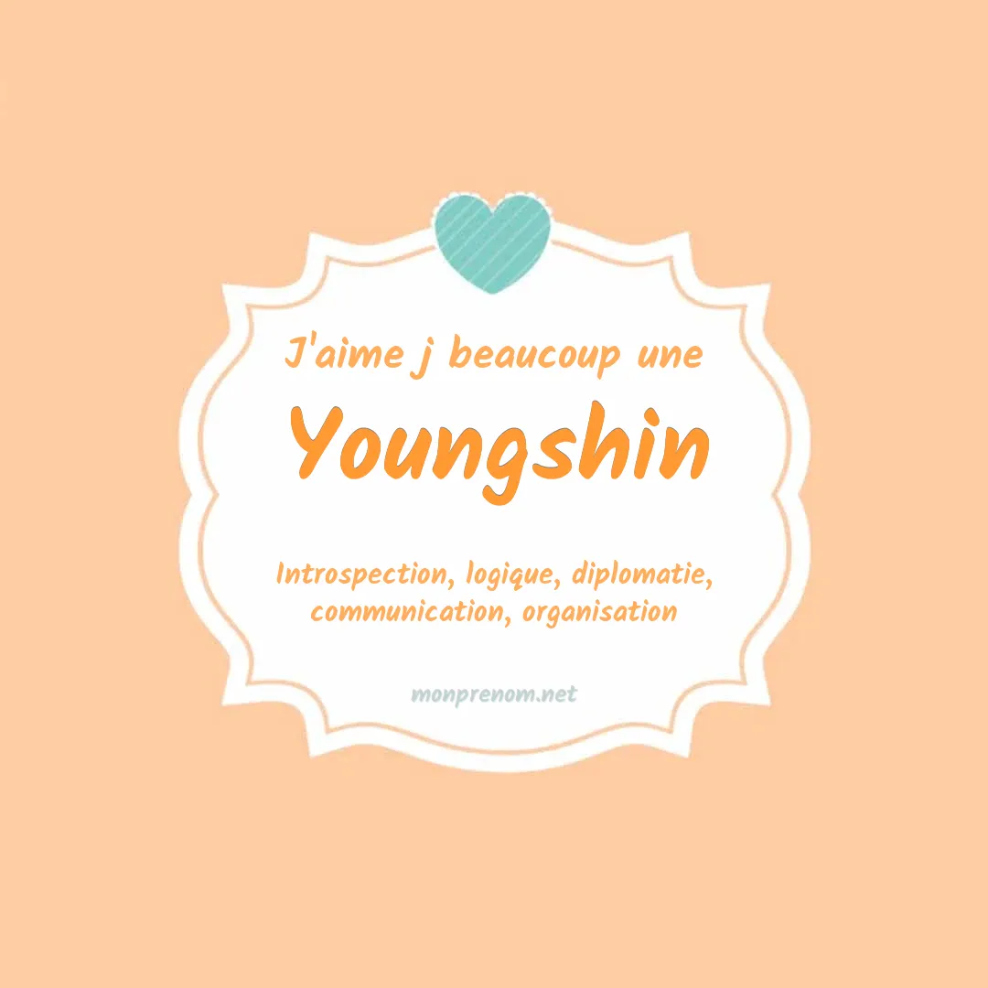 J'aime beaucoup Youngshin