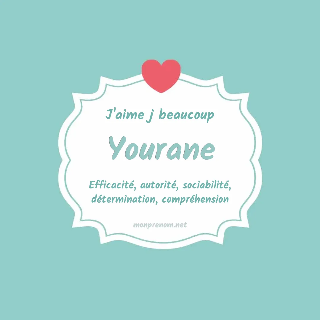 J'aime beaucoup Yourane