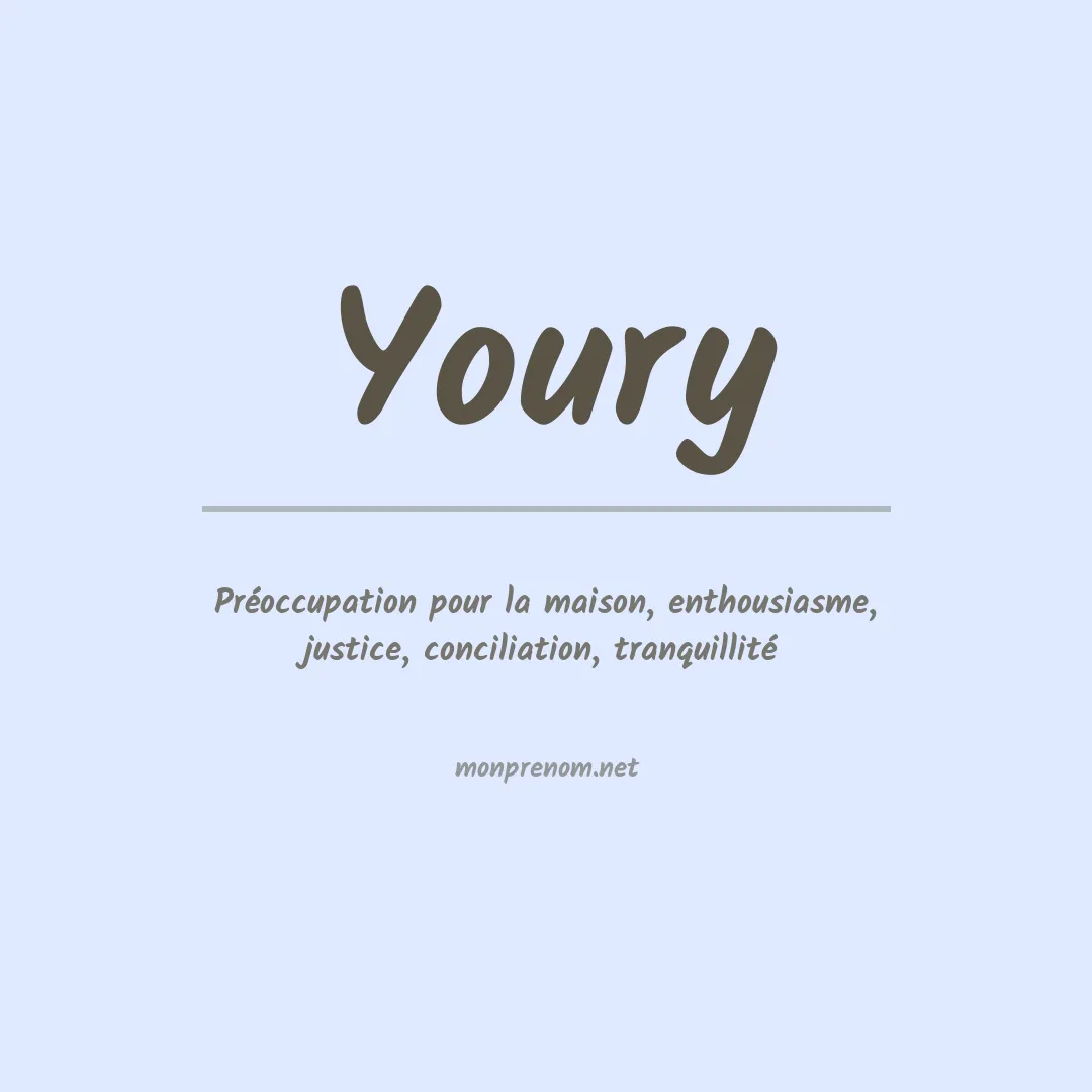 Signification du prénom Youry