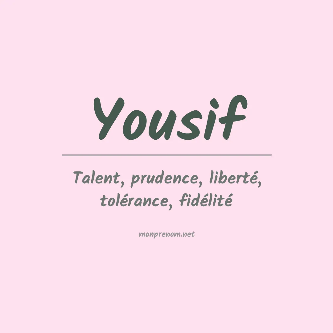 Prénom Yousif