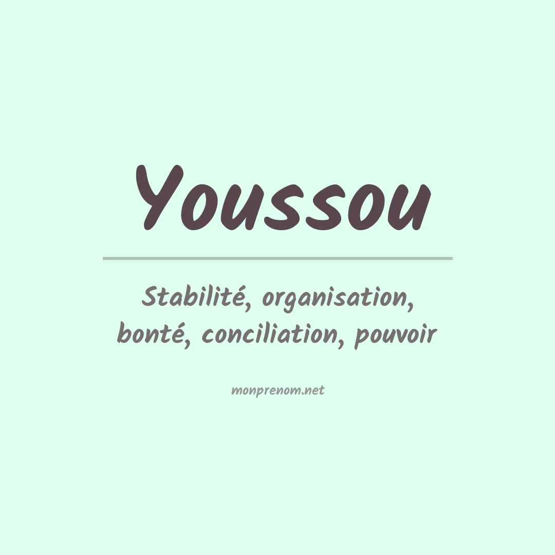 Prénom Youssou