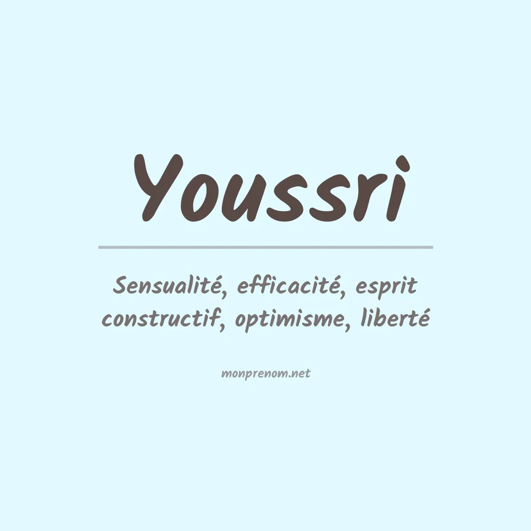 Prénom Youssri