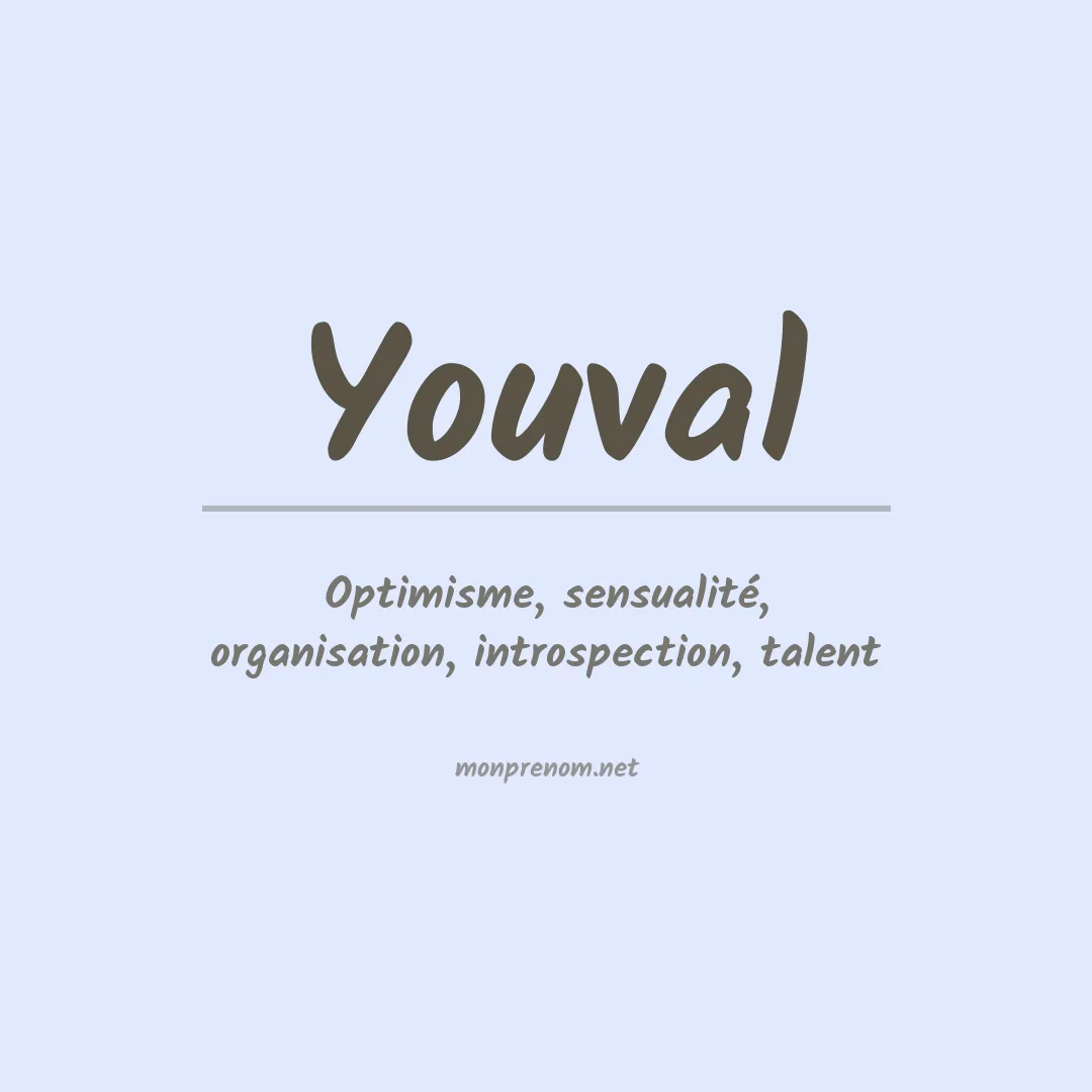 Signification du prénom Youval