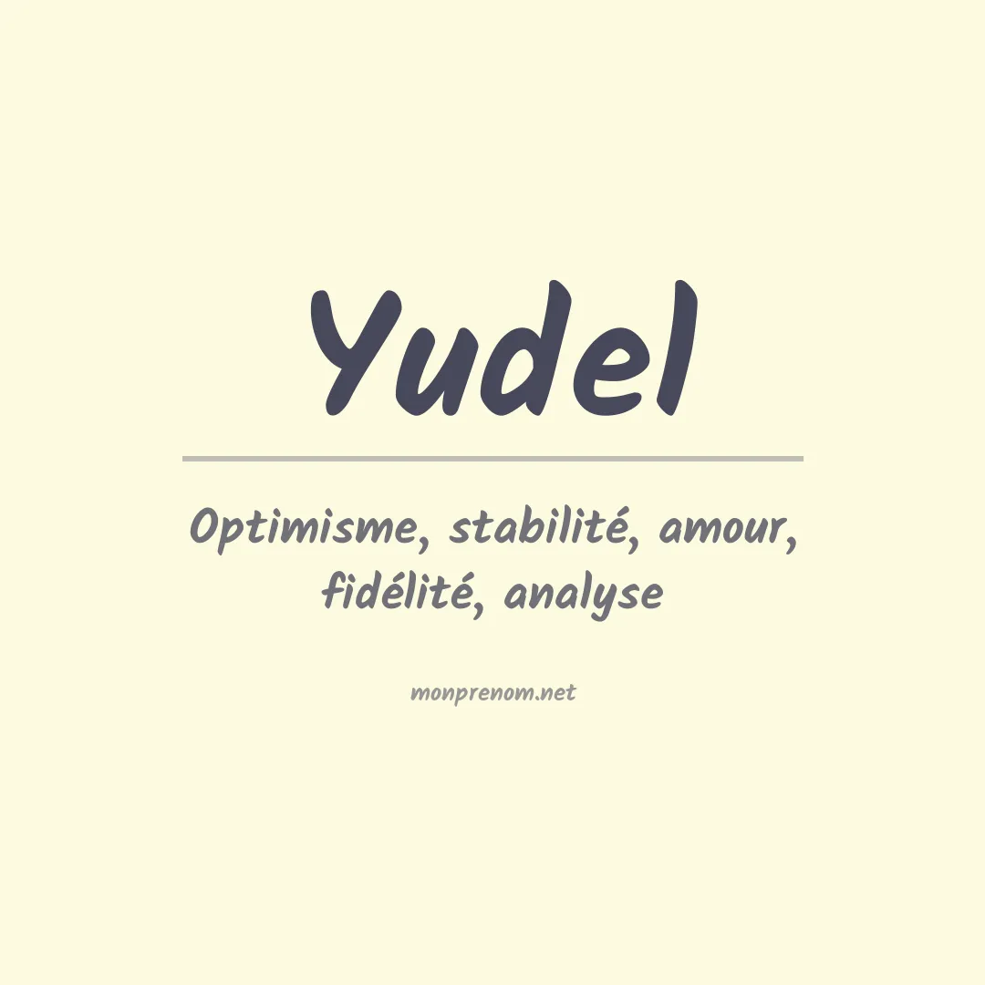 Prénom Yudel